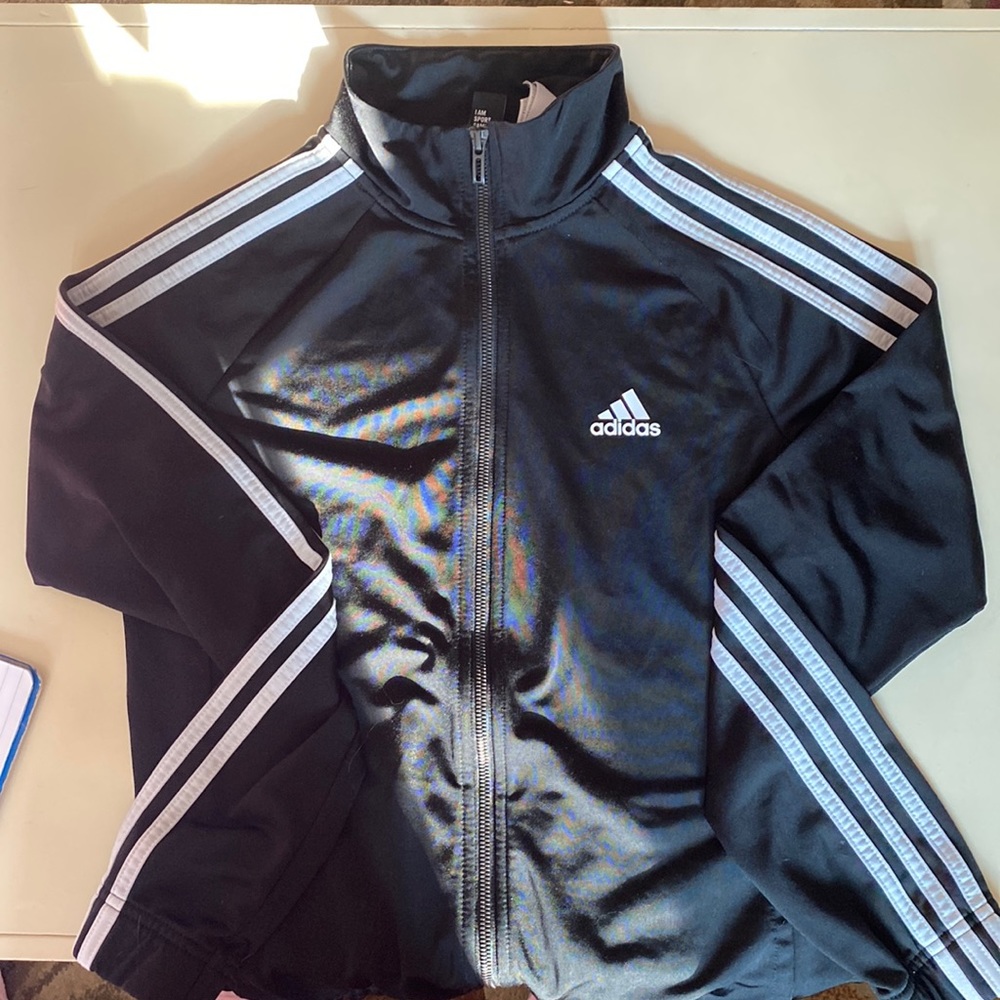 Girls Adidas Zip Up size 8